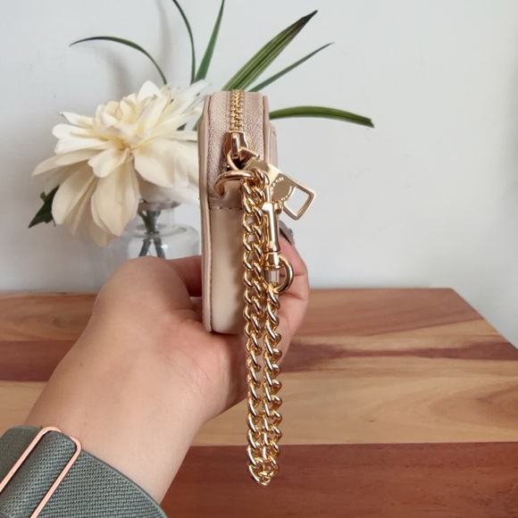 NWT Coach Zip Card Case in Sketch Signature Canvas - Picture 4 of 5